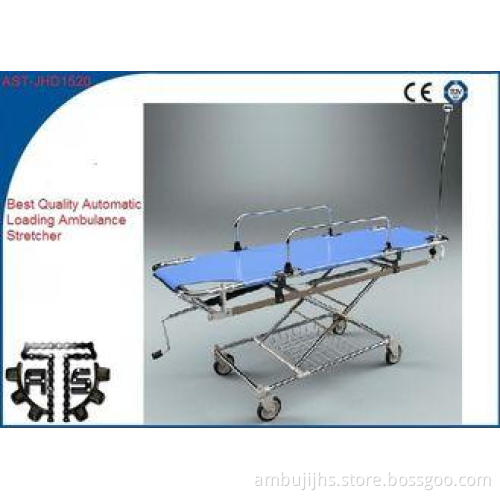 Automatic Loading Stretcher Stainless Steel Ambulance Wheel